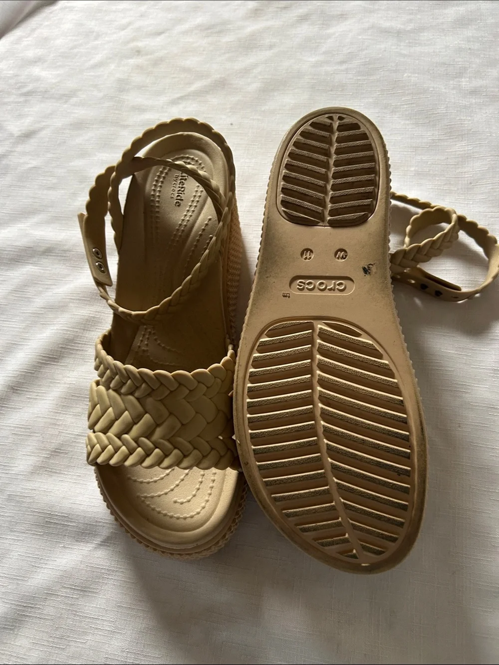 Women's Tan Wedge Sandals
